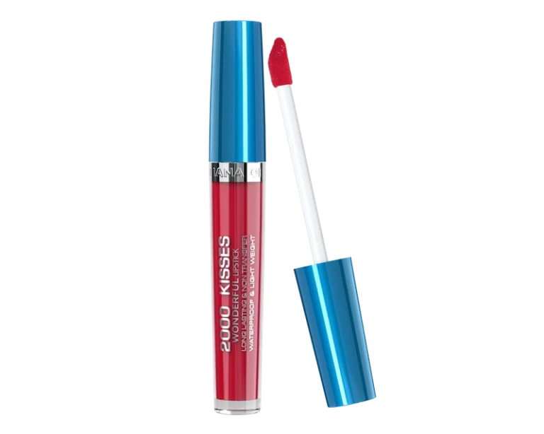 Diana of London 2000 Kisses – non-transfer, semi-matte lipstick with moisturizing Vitamin E and long-wear finish