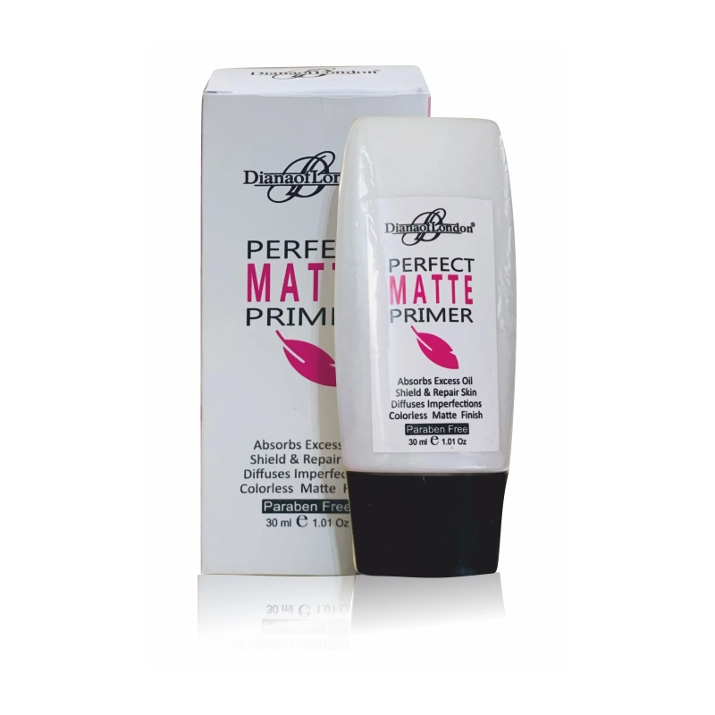 Oil-free mattifying makeup primer from Diana of London – perfect base for smooth foundation