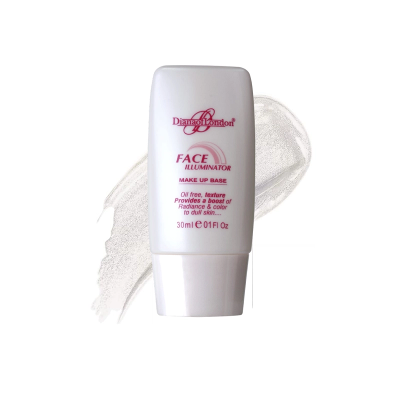 Diana of London Face Illuminator Makeup Base – oil-free transparent primer for radiant glow & subtle shimmer finish