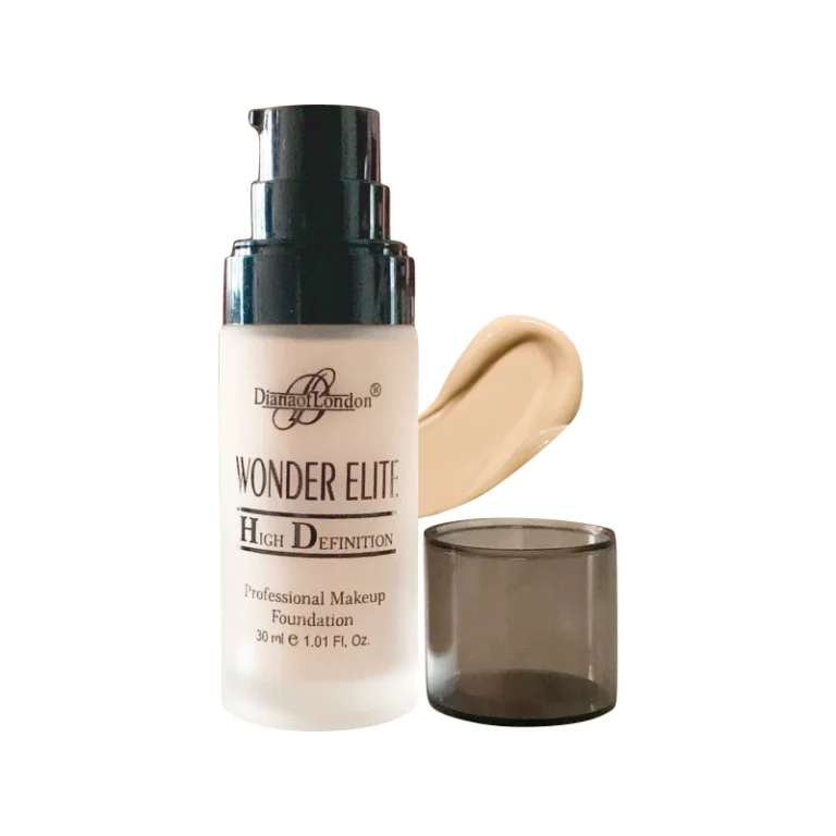 Diana of London HD Foundation – lightweight, skin-smoothing base for flawless camera-ready makeup